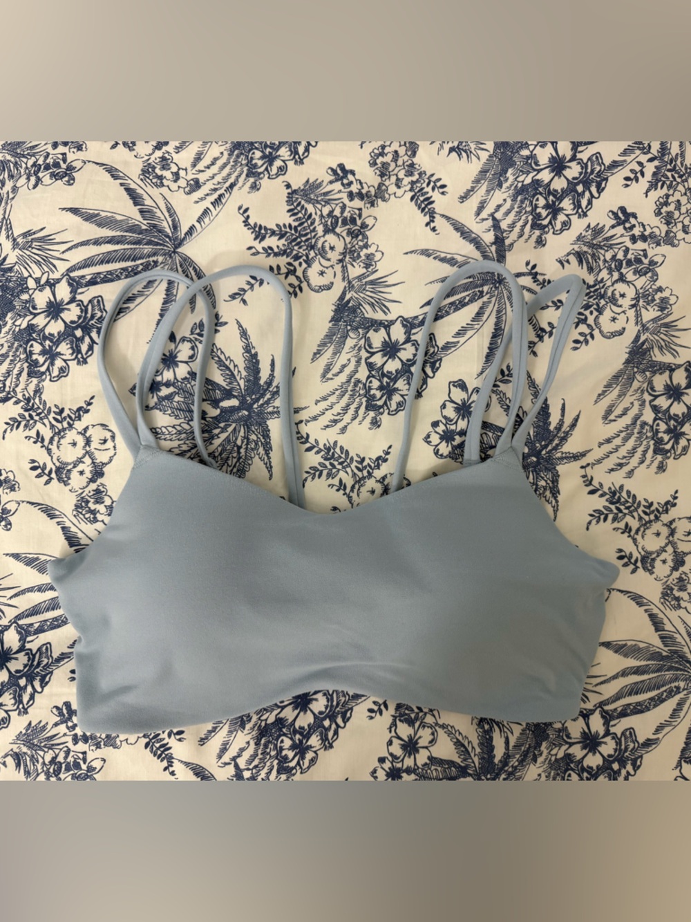 Light Blue Women's Bralette Top, Nike , size Small